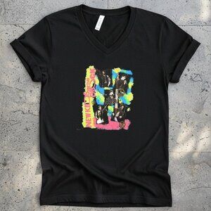 New Kids on the Block Vintage Collage Graphic T-Shirt – Retro Boy Band Tee
